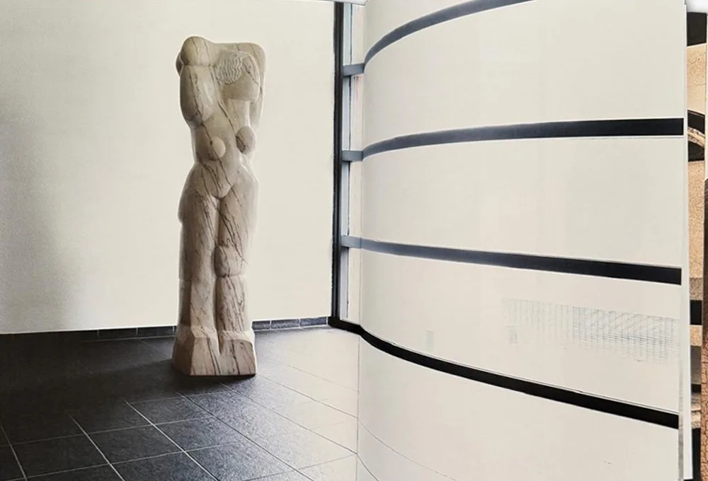 Een binnenwerkpagina van Sculptures Pictures