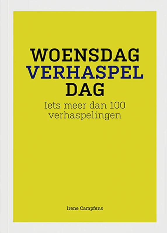 Boek Woensdag verhaspeldag
