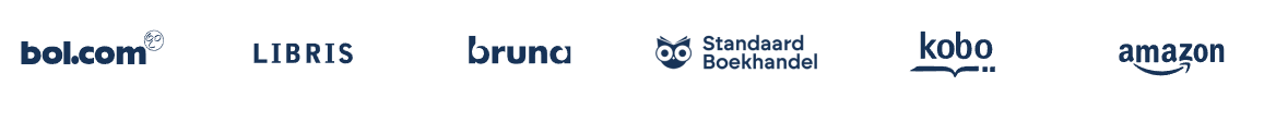 Verkooppartners: bol.com, Libris, Bruna, Standaard Boekhandel, Kobo, Amazon