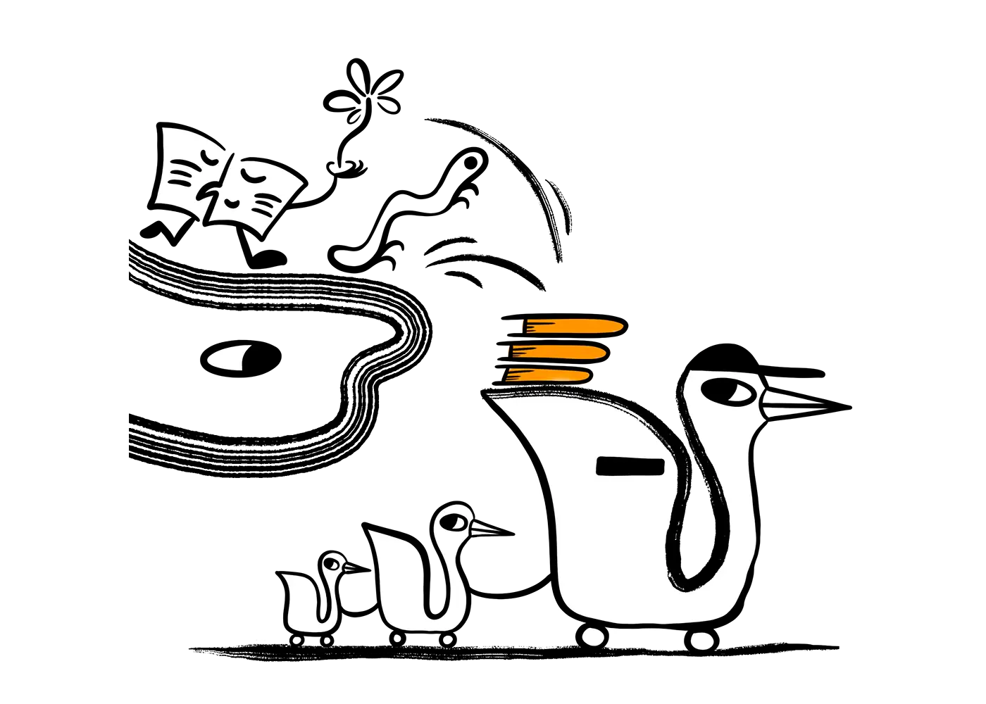 Header illustratie voor de dienst drukwerk bij Codex — kwaliteitsofferte voor auteurs die via Codex zelf een boek uitgeven