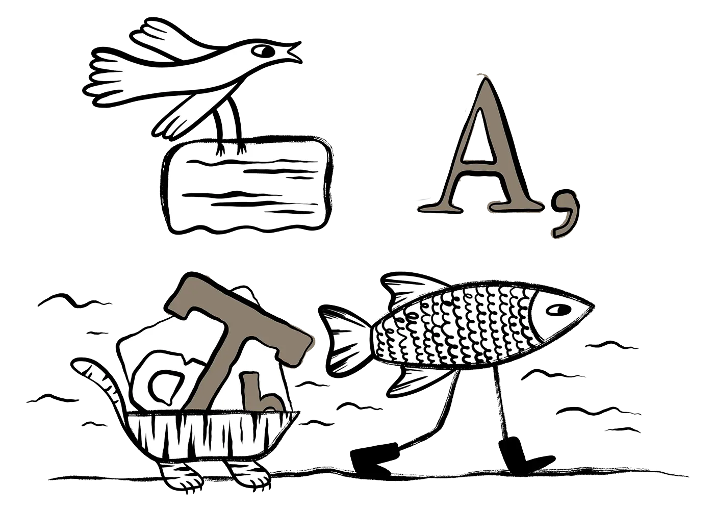 Header illustratie voor de dienst 'vormgeving' van Codex voor auteurs die hun boek zelf willen uitgeven