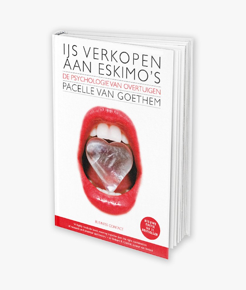 Cover van het boek 'IJs verkopen aan eskimo's' van Pacelle van Goethem