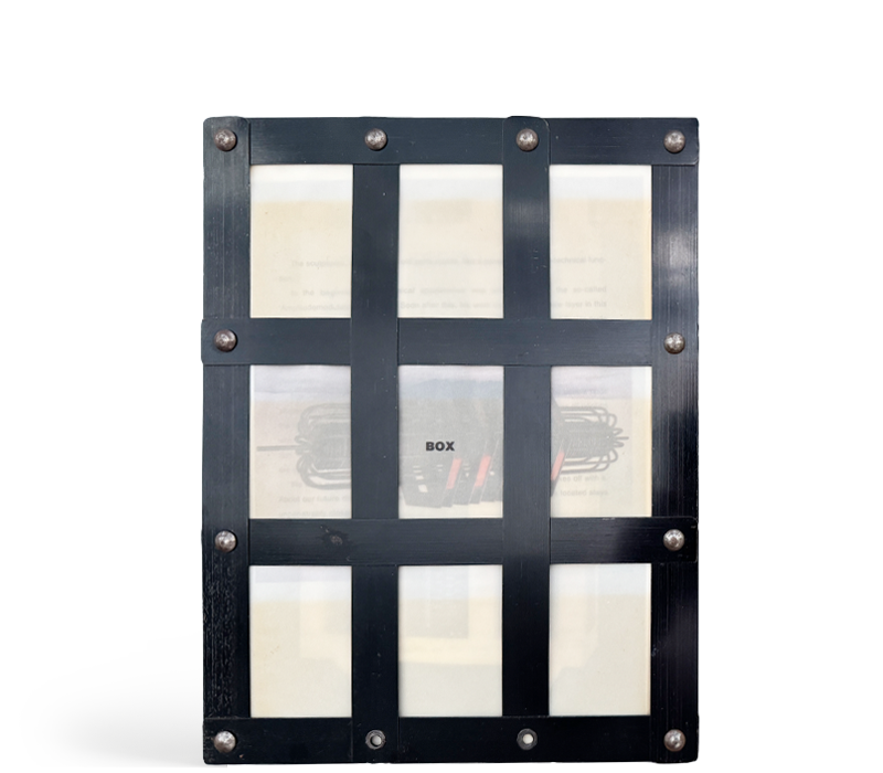 Cover van het kunstboek ‘Box’ — voorbeeld van hoe je via Codex zelf een boek kunt uitgeven als beeldend kunstenaar