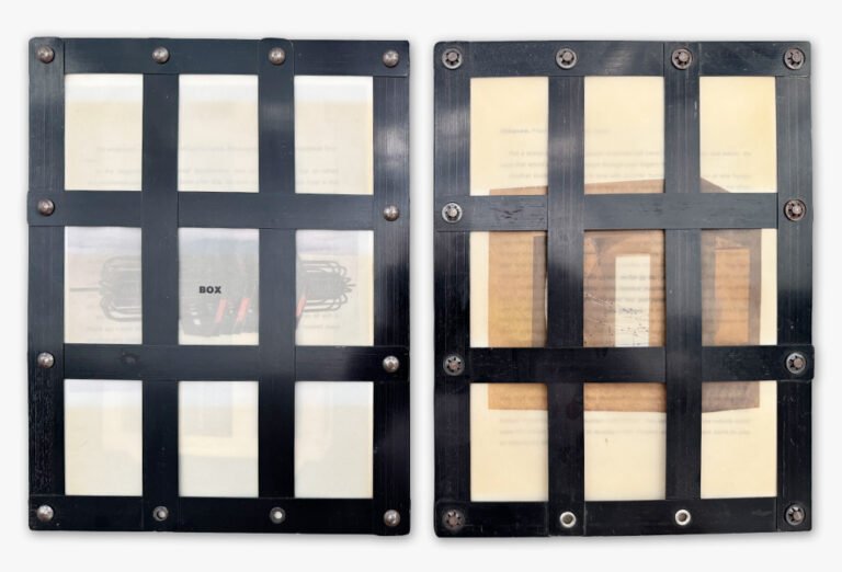 Omslag van het kunstboek ‘Box’ door Codex — voorbeeld van hoe je via Codex zelf een boek kunt uitgeven als beeldend kunstenaar.