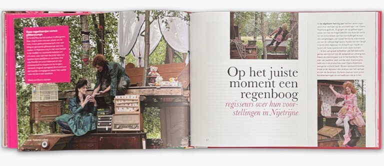 Binnenwerkpagina van het boek ‘Groeten uit Nijetrijne’ — voorbeeld van hoe je via Codex zelf een boek kunt uitgeven met professionele vormgeving