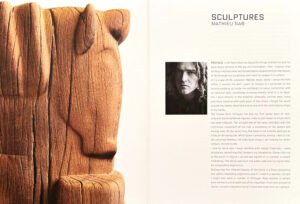 Binnenwerkpagina van het kunstboek van Mathieu Nab — professioneel vormgegeven door Codex, ideaal voorbeeld voor beeldend kunstenaars die via Codex zelf een boek willen uitgeven