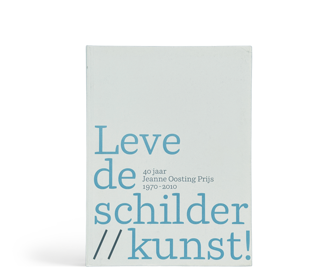 Omslag van het kunstboek over Jeanne Oosting door Codex — inspirerend voorbeeld voor beeldend kunstenaars en kunstinstellingen die via Codex zelf een boek willen uitgeven